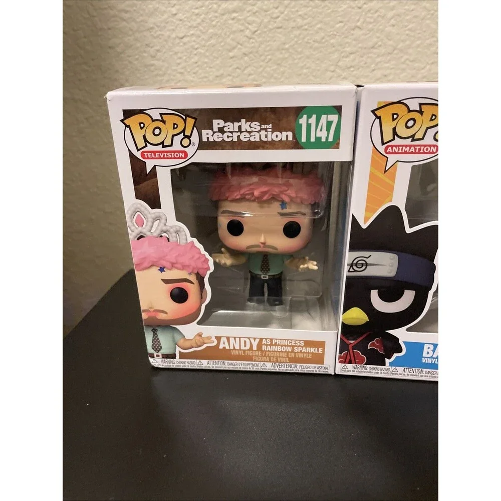 Funko Pop! Vinyl: Lot Of 3 Naruto Shippuden And Andy